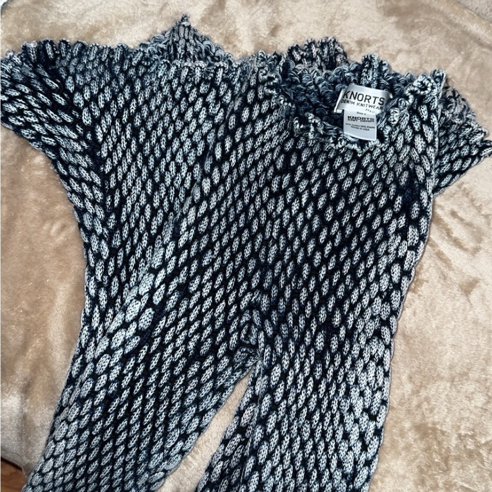 Knorts Black Knit Pants